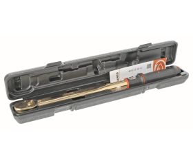 Llaves dinamométricas de disparo mecánico ajustable antichispa con visor de escala y cabeza fija de carraca de bronce de aluminio | NS041